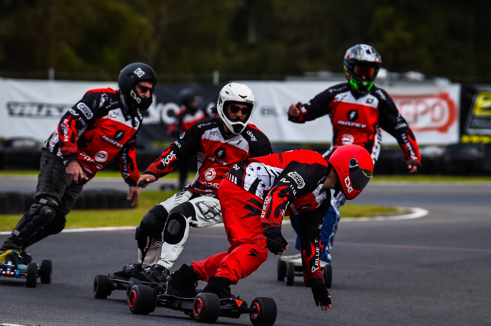 eSkate riders racing at the 2026 AUS PEV Nationals